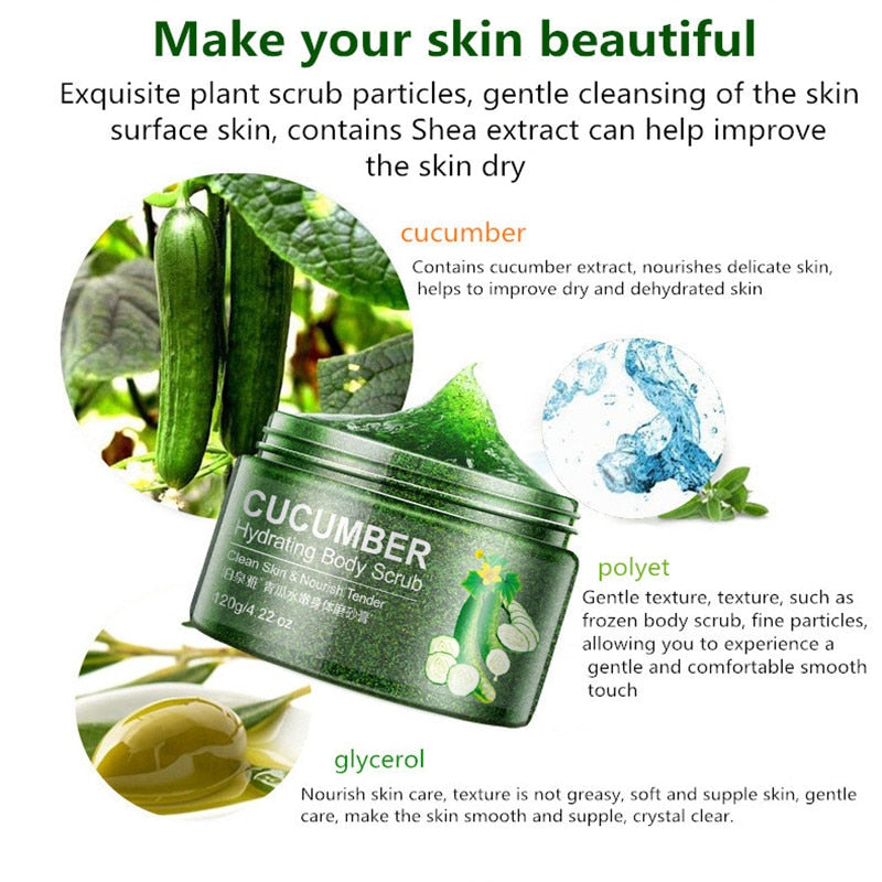 BIOAQUA Cucumber  facial scrub face cleanser cleansing cream