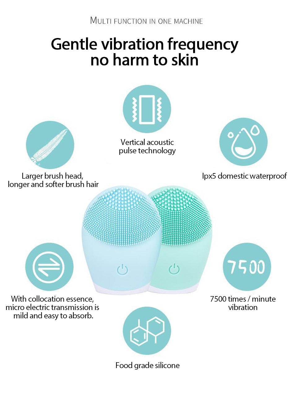 Silicone Face Cleansing Brush